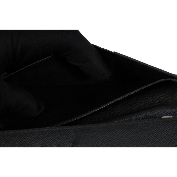 Louis Vuitton Brazza Long Wallet Black Damier Graphite 16 Card Wallet Canvas - Picture 10 of 16